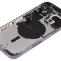 Back Housing W/ Small Parts For iPhone 14 Pro Max (US Version) (Aftermarket Plus) (Deep Purple)