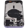 Back Housing W/ Small Parts For iPhone 14 Pro Max (US Version) (Aftermarket Plus) (Deep Purple)