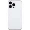 Back Housing W/ Small Parts For iPhone 14 Pro Max (US Version) (Aftermarket Plus) (Silver)