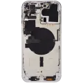 Back Housing W/ Small Parts For iPhone 14 Pro Max (US Version) (Aftermarket Plus) (Silver)