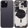 Back Housing W/ Small Parts For iPhone 14 Pro Max (US Version) (Aftermarket Plus) (Space Black)