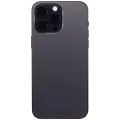 Back Housing W/ Small Parts For iPhone 14 Pro Max (US Version) (Aftermarket Plus) (Space Black)