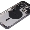 Back Housing W/ Small Parts For iPhone 14 Pro Max (US Version) (Aftermarket Plus) (Space Black)