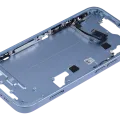 Mid-Frame Housing W/ Small Parts For iPhone 14 (EU / Global Version) (Aftermarket Plus) (Blue)