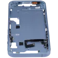 Mid-Frame Housing W/ Small Parts For iPhone 14 (EU / Global Version) (Aftermarket Plus) (Blue)