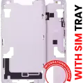 Mid-Frame Housing W/ Small Parts For iPhone 14 (EU / Global Version) (Aftermarket Plus) (Purple)