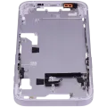Mid-Frame Housing W/ Small Parts For iPhone 14 (EU / Global Version) (Aftermarket Plus) (Purple)