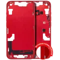 Mid-Frame Housing W/ Small Parts For iPhone 14 (EU / Global Version) (Aftermarket Plus) (Red)