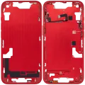 Mid-Frame Housing W/ Small Parts For iPhone 14 (EU / Global Version) (Aftermarket Plus) (Red)