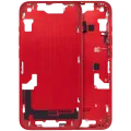 Mid-Frame Housing W/ Small Parts For iPhone 14 (EU / Global Version) (Aftermarket Plus) (Red)
