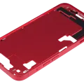 Mid-Frame Housing W/ Small Parts For iPhone 14 (EU / Global Version) (Aftermarket Plus) (Red)
