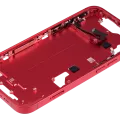 Mid-Frame Housing W/ Small Parts For iPhone 14 (EU / Global Version) (Aftermarket Plus) (Red)