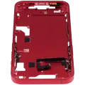 Mid-Frame Housing W/ Small Parts For iPhone 14 (EU / Global Version) (Aftermarket Plus) (Red)