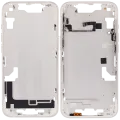 Mid-Frame Housing W/ Small Parts For iPhone 14 (EU / Global Version) (Aftermarket Plus) (Starlight)