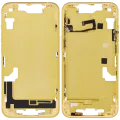 Mid-Frame Housing W/ Small Parts For iPhone 14 (EU / Global Version) (Aftermarket Plus) (Yellow)