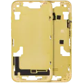 Mid-Frame Housing W/ Small Parts For iPhone 14 (EU / Global Version) (Aftermarket Plus) (Yellow)