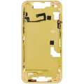 Mid-Frame Housing W/ Small Parts For iPhone 14 (EU / Global Version) (Aftermarket Plus) (Yellow)