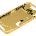 Mid-Frame Housing W/ Small Parts For iPhone 14 (EU / Global Version) (Aftermarket Plus) (Yellow)
