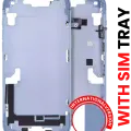 Mid-Frame Housing W/ Small Parts For iPhone 14 Plus (EU / Global Version) (Aftermarket Plus) (Blue)
