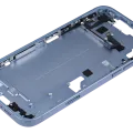 Mid-Frame Housing W/ Small Parts For iPhone 14 Plus (EU / Global Version) (Aftermarket Plus) (Blue)
