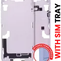 Mid-Frame Housing W/ Small Parts For iPhone 14 Plus (EU / Global Version) (Aftermarket Plus) (Purple)