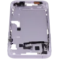 Mid-Frame Housing W/ Small Parts For iPhone 14 Plus (EU / Global Version) (Aftermarket Plus) (Purple)