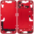 Mid-Frame Housing W/ Small Parts For iPhone 14 Plus (EU / Global Version) (Aftermarket Plus) (Red)