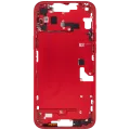 Mid-Frame Housing W/ Small Parts For iPhone 14 Plus (EU / Global Version) (Aftermarket Plus) (Red)