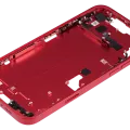 Mid-Frame Housing W/ Small Parts For iPhone 14 Plus (EU / Global Version) (Aftermarket Plus) (Red)
