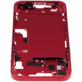 Mid-Frame Housing W/ Small Parts For iPhone 14 Plus (EU / Global Version) (Aftermarket Plus) (Red)