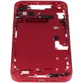 Mid-Frame Housing W/ Small Parts For iPhone 14 Plus (EU / Global Version) (Aftermarket Plus) (Red)