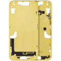 Mid-Frame Housing W/ Small Parts For iPhone 14 Plus (EU / Global Version) (Aftermarket Plus) (Yellow)
