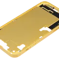 Mid-Frame Housing W/ Small Parts For iPhone 14 Plus (EU / Global Version) (Aftermarket Plus) (Yellow)