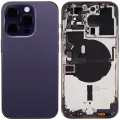 Back Housing W/ Small Parts For iPhone 14 Pro (EU / Global Version) (Aftermarket Plus) (Deep Purple)