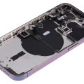 Back Housing W/ Small Parts For iPhone 14 Pro (EU / Global Version) (Aftermarket Plus) (Deep Purple)