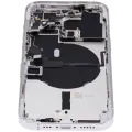 Back Housing W/ Small Parts For iPhone 14 Pro (EU / Global Version) (Aftermarket Plus) (Silver)