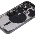 Back Housing W/ Small Parts For iPhone 14 Pro (EU / Global Version) (Aftermarket Plus) (Space Black)