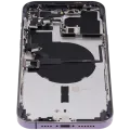 Back Housing W/ Small Parts For iPhone 14 Pro Max (EU / Global Version) (Aftermarket Plus) (Deep Purple)