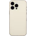 Back Housing W/ Small Parts For iPhone 14 Pro Max (EU / Global Version) (Aftermarket Plus) (Gold)