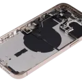 Back Housing W/ Small Parts For iPhone 14 Pro Max (EU / Global Version) (Aftermarket Plus) (Gold)