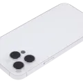 Back Housing W/ Small Parts For iPhone 14 Pro Max (EU / Global Version) (Aftermarket Plus) (Silver)
