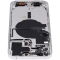 Back Housing W/ Small Parts For iPhone 14 Pro Max (EU / Global Version) (Aftermarket Plus) (Silver)