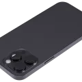 Back Housing W/ Small Parts For iPhone 14 Pro Max (EU / Global Version) (Aftermarket Plus) (Space Black)