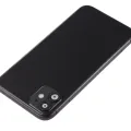 Back Housing W/ Small Components Pre-Installed For iPhone 11 (No Logo) (Aftermarket Plus) (Black)