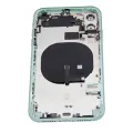 Back Housing W/ Small Components Pre-Installed For iPhone 11 (No Logo) (Aftermarket Plus) (Green)
