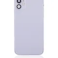 Back Housing W/ Small Components Pre-Installed For iPhone 11 (No Logo) (Aftermarket Plus) (Purple)
