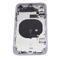 Back Housing W/ Small Components Pre-Installed For iPhone 11 (No Logo) (Aftermarket Plus) (Purple)