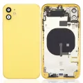 Back Housing W/ Small Components Pre-Installed For iPhone 11 (No Logo) (Aftermarket Plus) (Yellow)