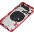 Back Housing W/ Small Components Pre-Installed For iPhone 11 (No Logo) (Aftermarket Plus) (Red)