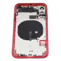 Back Housing W/ Small Components Pre-Installed For iPhone 11 (No Logo) (Aftermarket Plus) (Red)